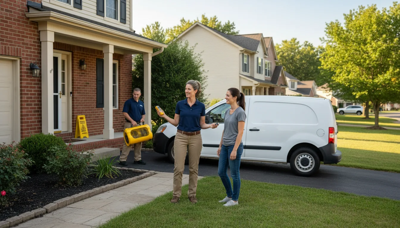 Water restoration image for Home Water Damage Repair in Sandborn, IN